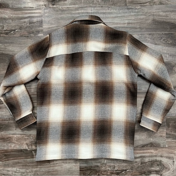 ZARA Man Brown And White Flannel - Picture 5 of 5